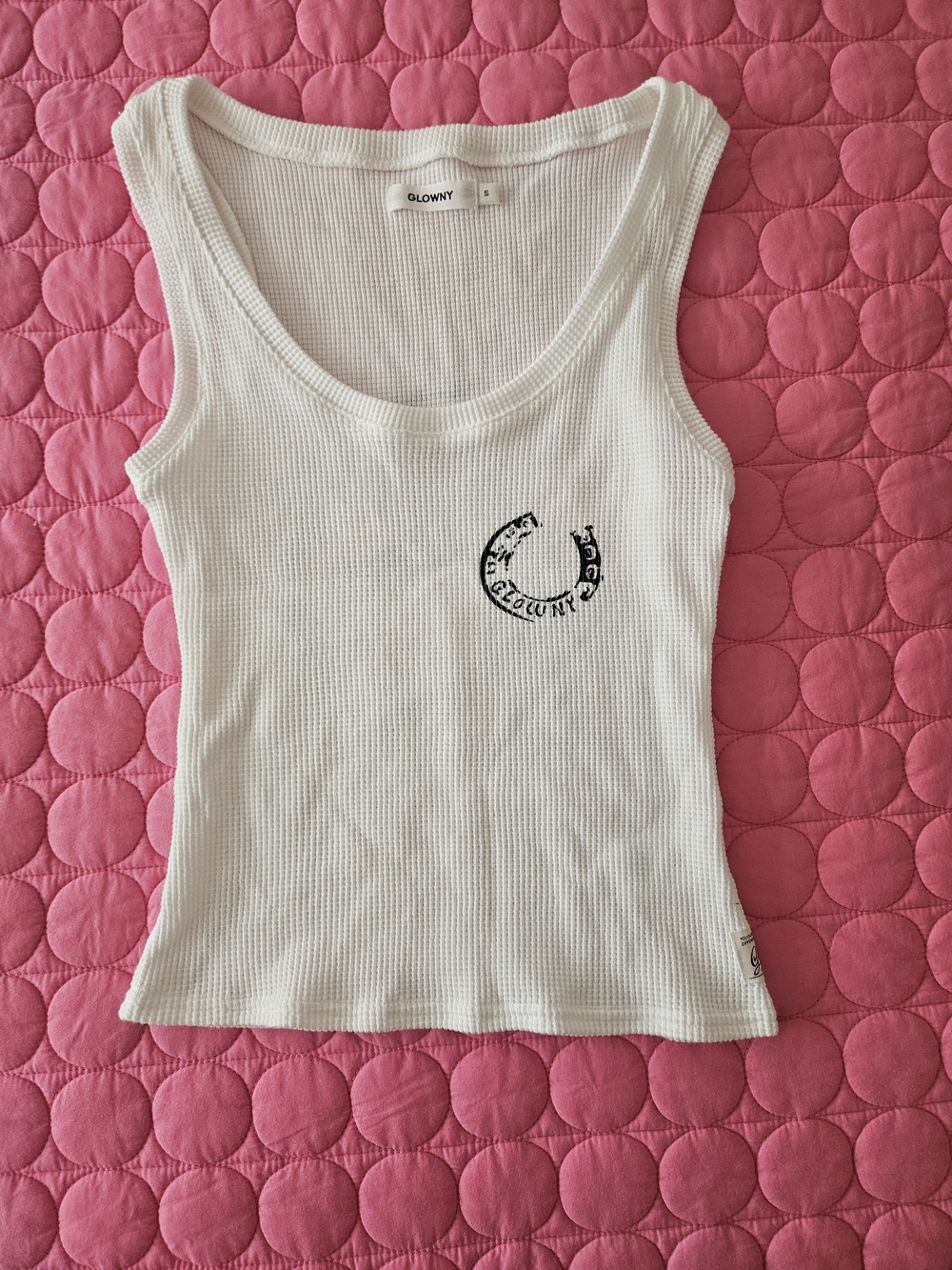 Glowny Rocky Waffle Sleeveless Top Size Small
